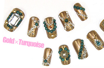 Gold×Turquoise