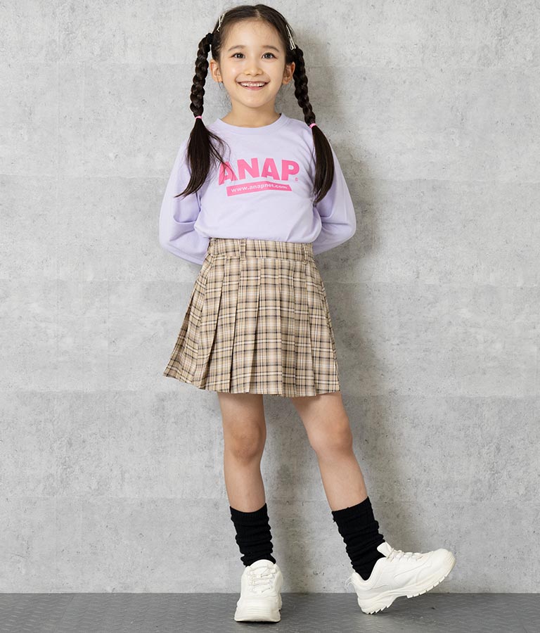アドレスロゴロングTシャツ(トップス/ロングTシャツ) | ANAP KIDS 
