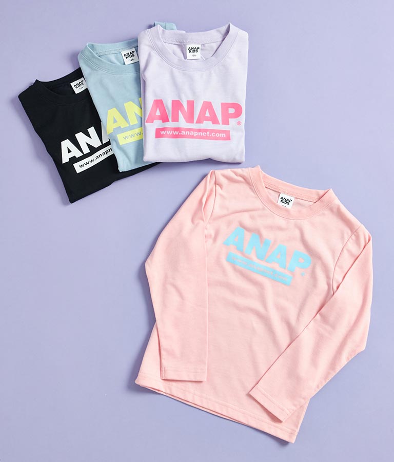 アドレスロゴロングTシャツ(トップス/ロングTシャツ) | ANAP KIDS 