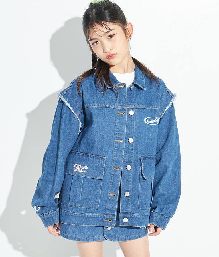 2WAYデニムジャケット(アウター（コート・ジャケット） /ジャケット  