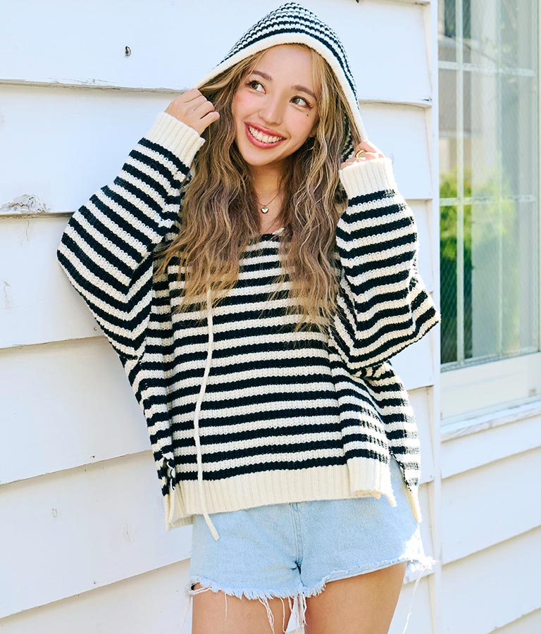 売れました】ANAP(アナップ)ボーダートップス