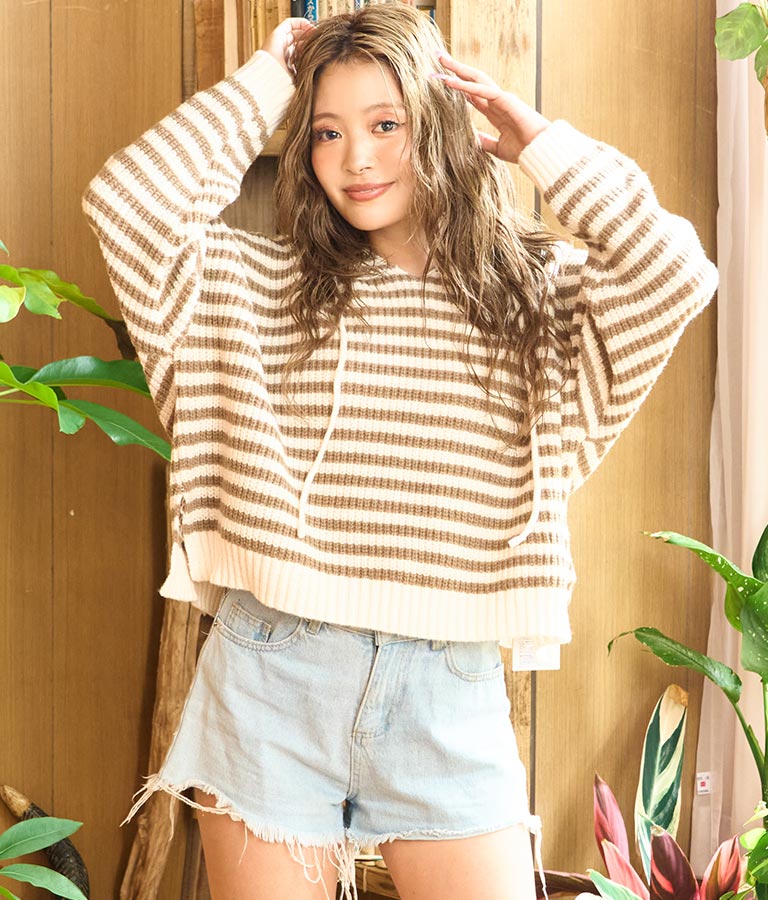 売れました】ANAP(アナップ)ボーダートップス