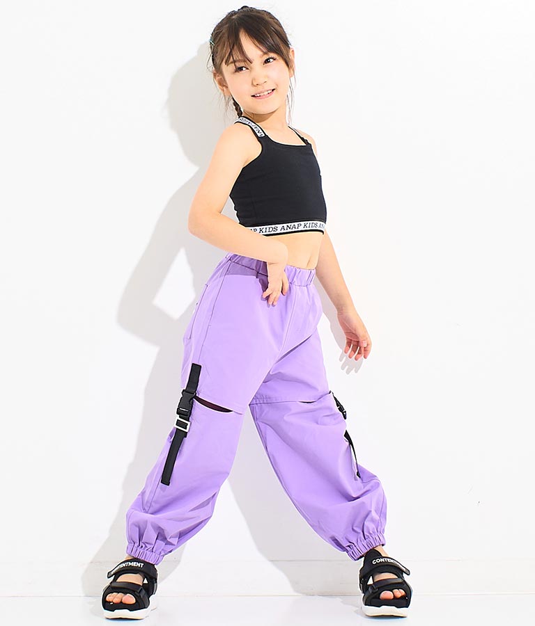 カットアウト ロング カーゴパンツ(ボトムス・パンツ /ロングパンツ  