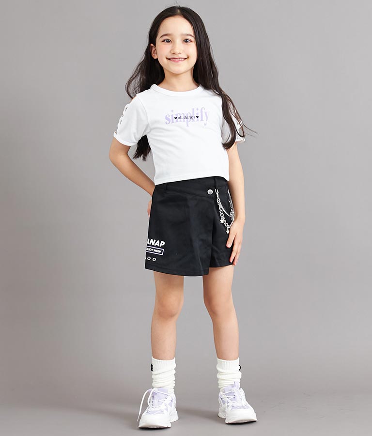 袖 レース アップ Tシャツ(トップス/Tシャツ) | ANAP KIDS 
