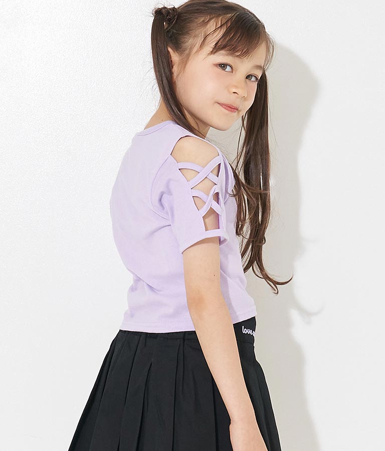 袖 レース アップ Tシャツ(トップス/Tシャツ) | ANAP KIDS 